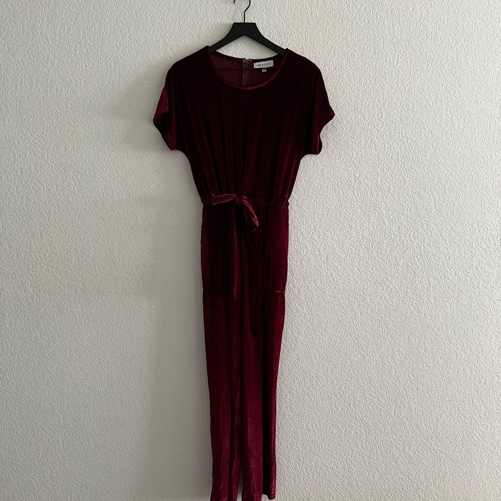 Piper & Scoot Velvet Romper
